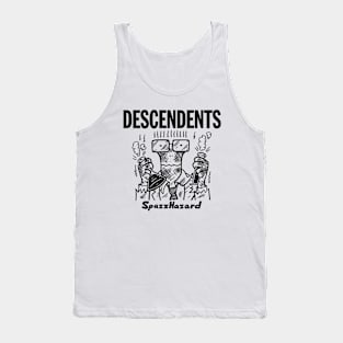 Orange Vintage Band Tank Top